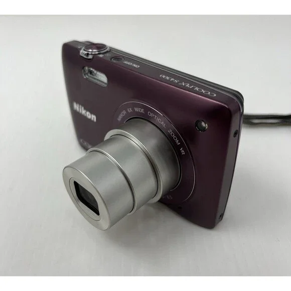 Nikon COOLPIX S4300 Plum Digital Camera Touch Screen‎ + Battery & Charger TESTED - Picture 2 of 15